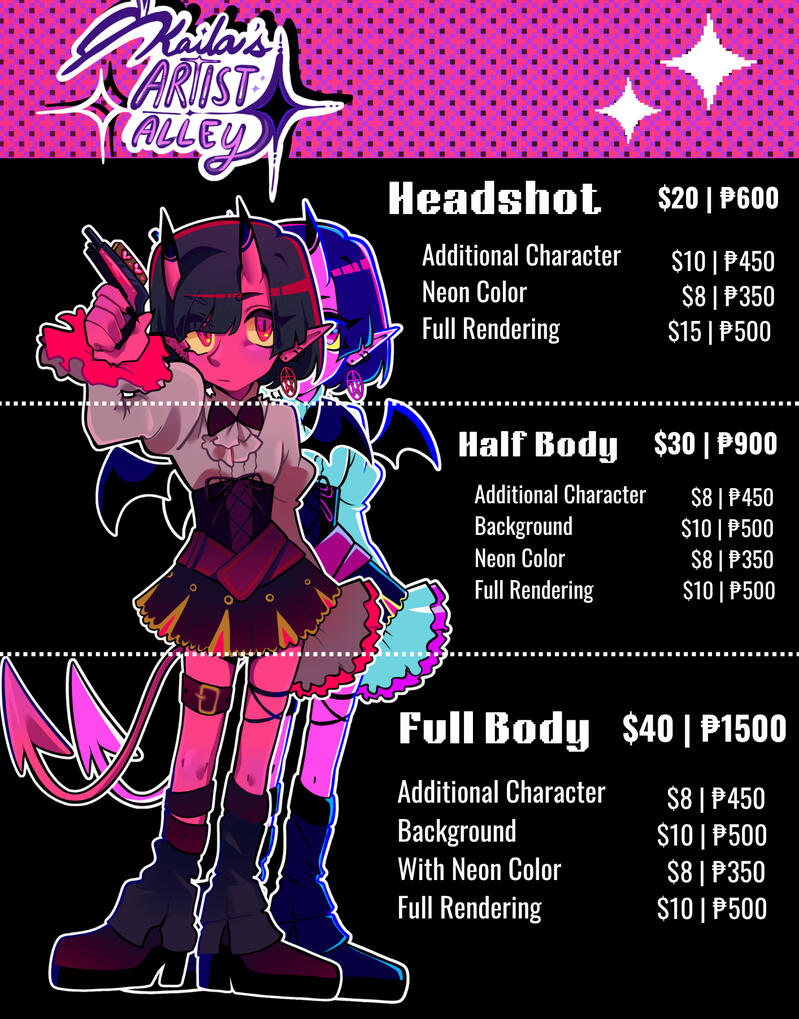 YOU CAN START COMMISSIONING ME THROUGH DMs!!